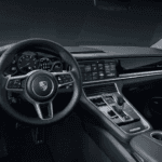 2020 Porsche Panamera interior dashboard and steering wheel