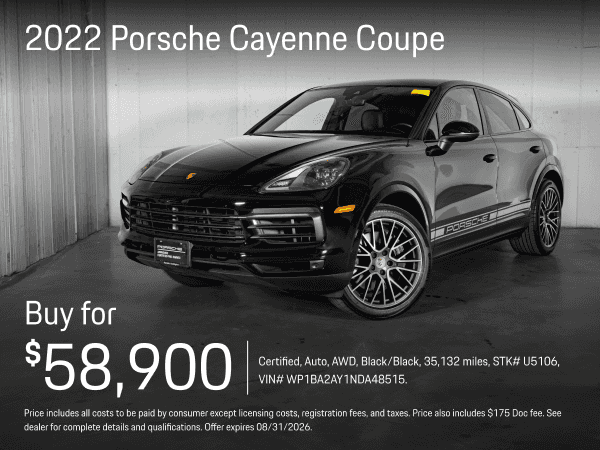 2022 Cayenne Coupe