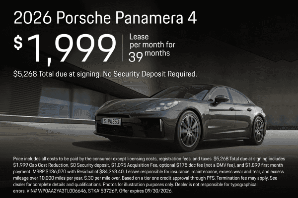 2026 Panamera 4