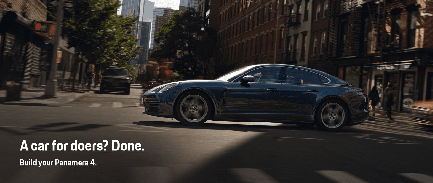 A car for doers? Done. Build your Panamera 4.