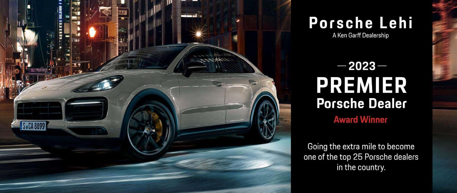 2023 Premier Porsche dealer award winner