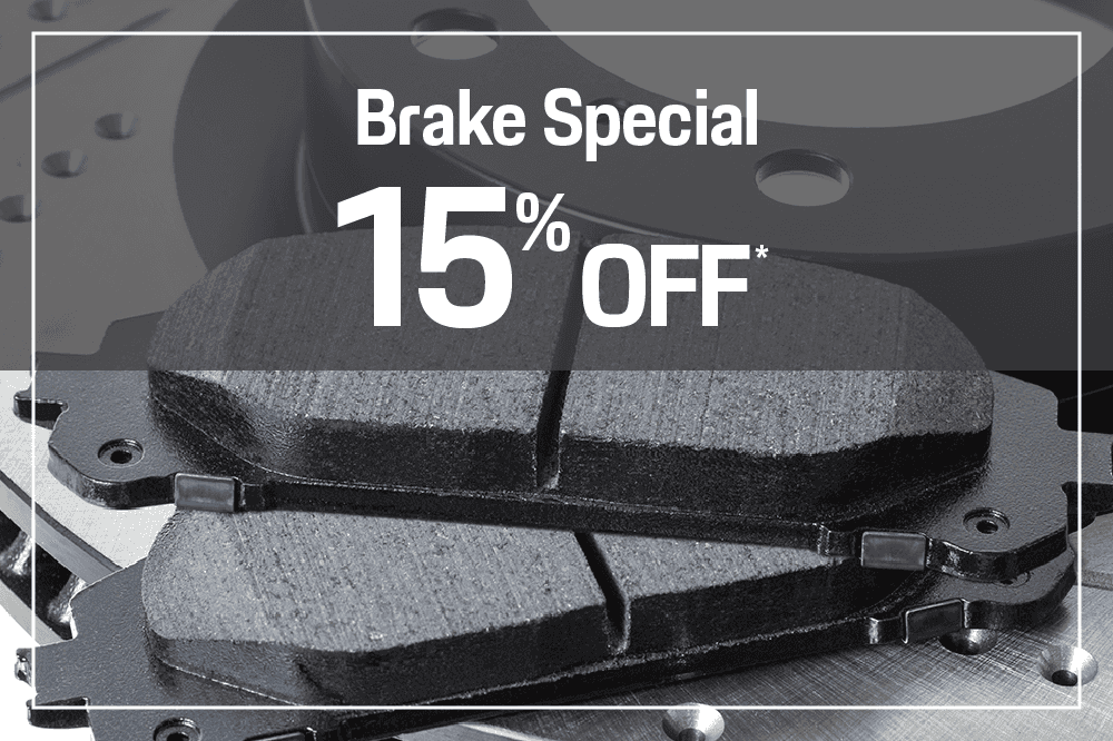 15% off brakes