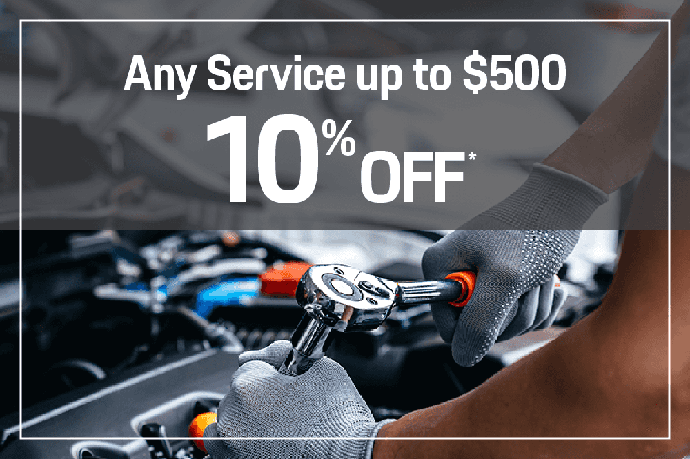 10% off any service up to $500