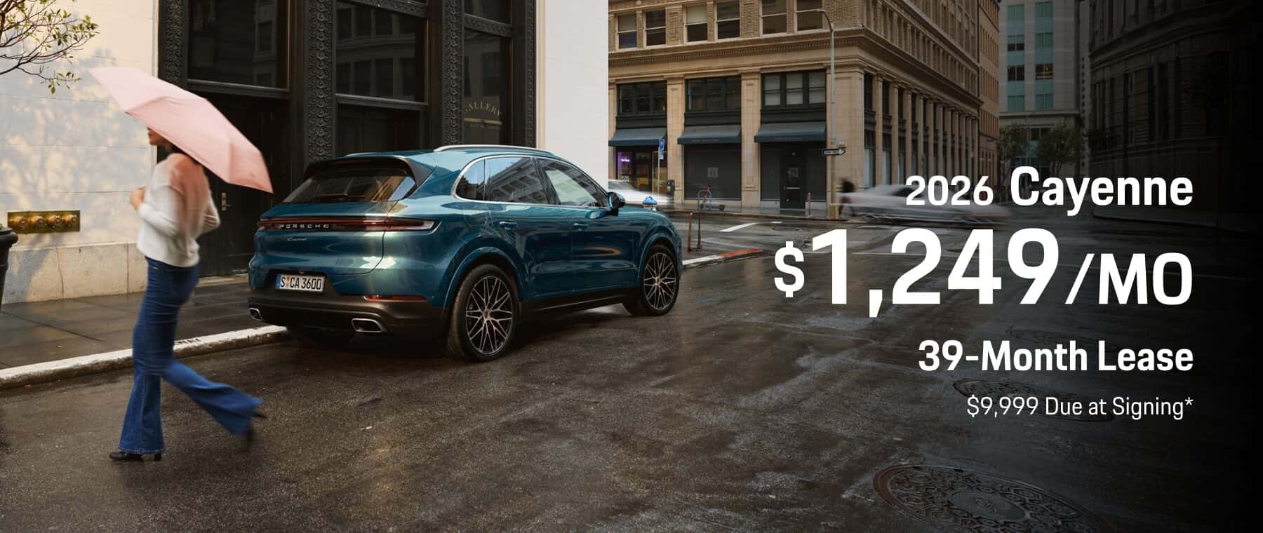 Lease a 2026 Porsche Taycan for $1,699/ month for 39 months