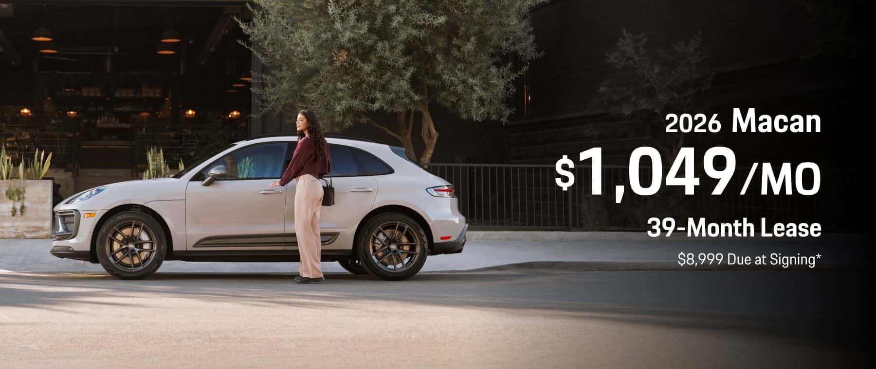 Lease a 2026 Porsche Taycan for $1,699/ month for 39 months
