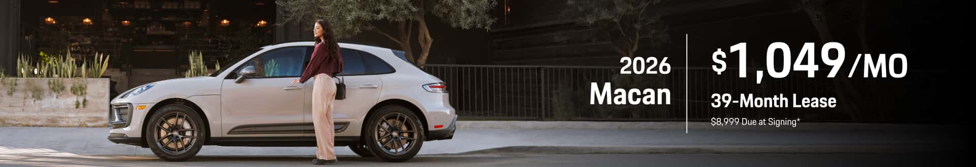 Lease a 2026 Porsche Taycan for $1,699/ month for 39 months