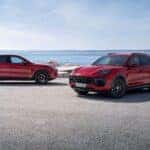 Porsche_GTS in red, front and side version