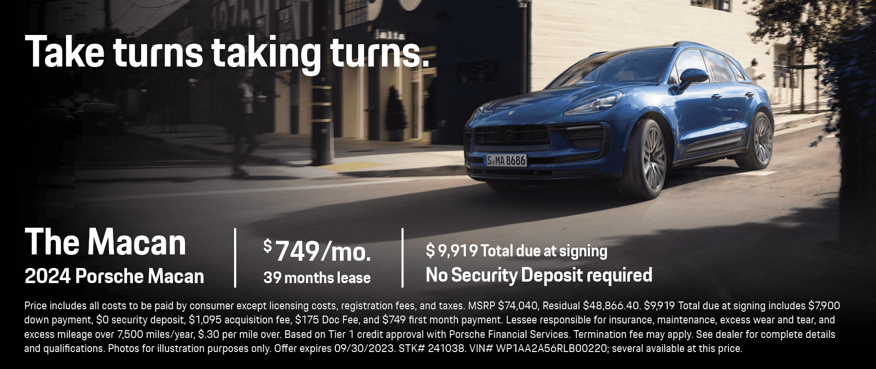 MMC Porsche Lease Specials SEPT 1800×760 September 2023 Macan