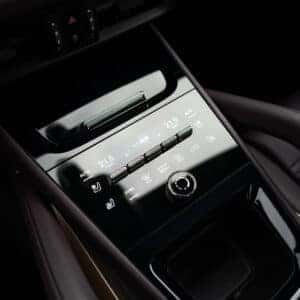 2025 porsche cayenne up close view of the center console area