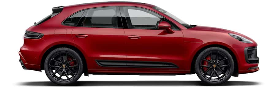 2025 porsche macan gts trim level in red
