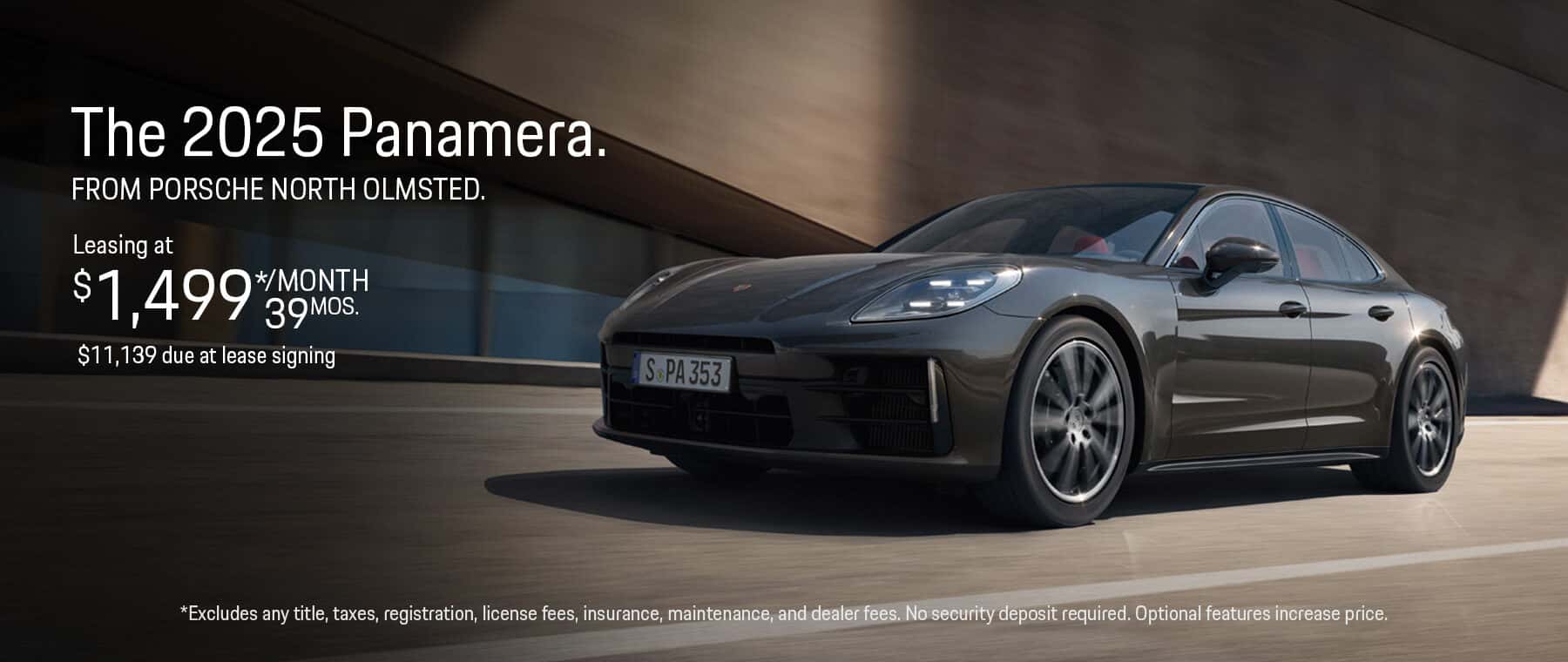 Lease 2025 Panamera from Porsche North Olmsted