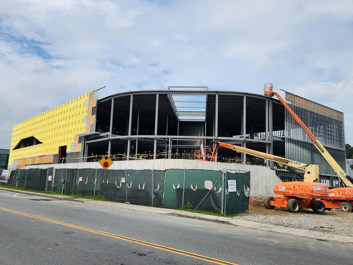 Porsche White Plains Exterior Progress