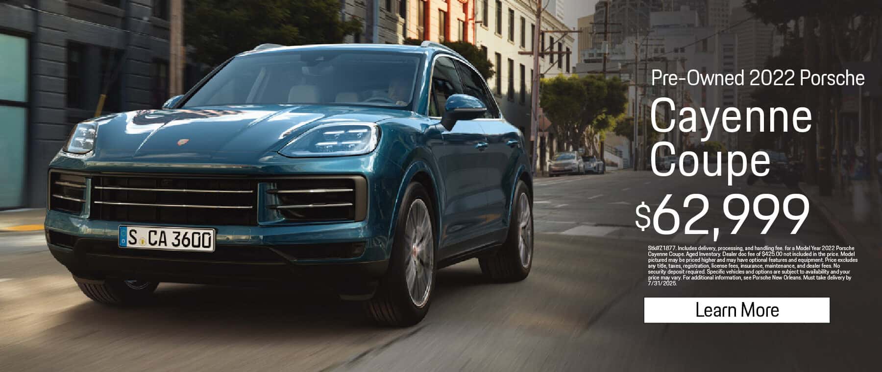 Pre-Owned 2022 Porsche Cayenne Coupe $62,999
