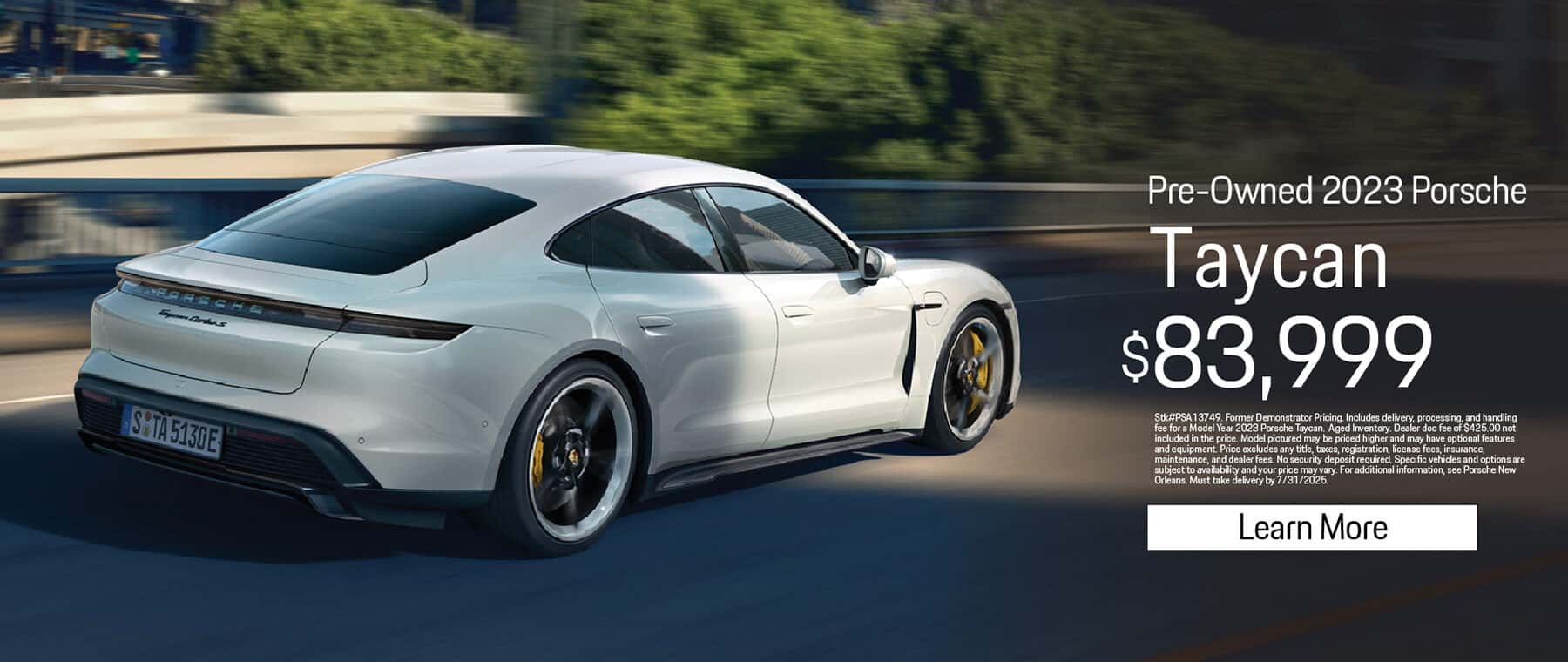 Pre-Owned 2023 Porsche Taycan $83,999