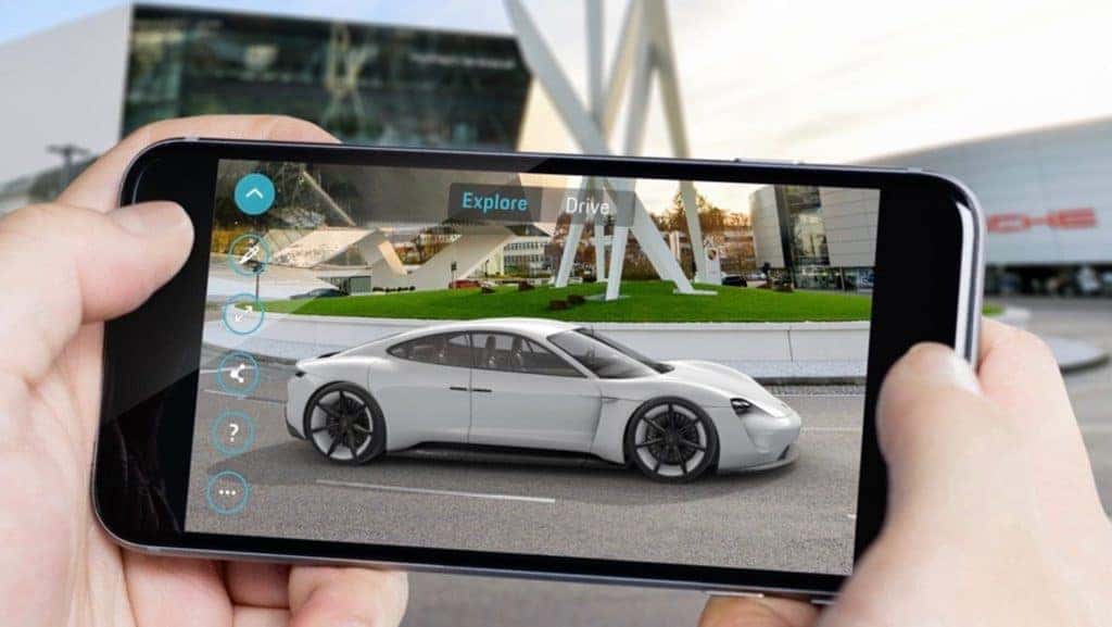 Porsche Mission E Augmented Reality app