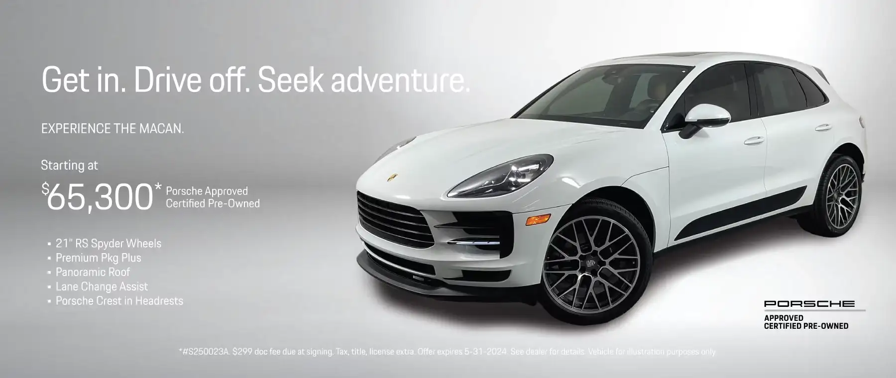 2019 PORSCHE MACAN #S250023A - STARTING AT $65,300*