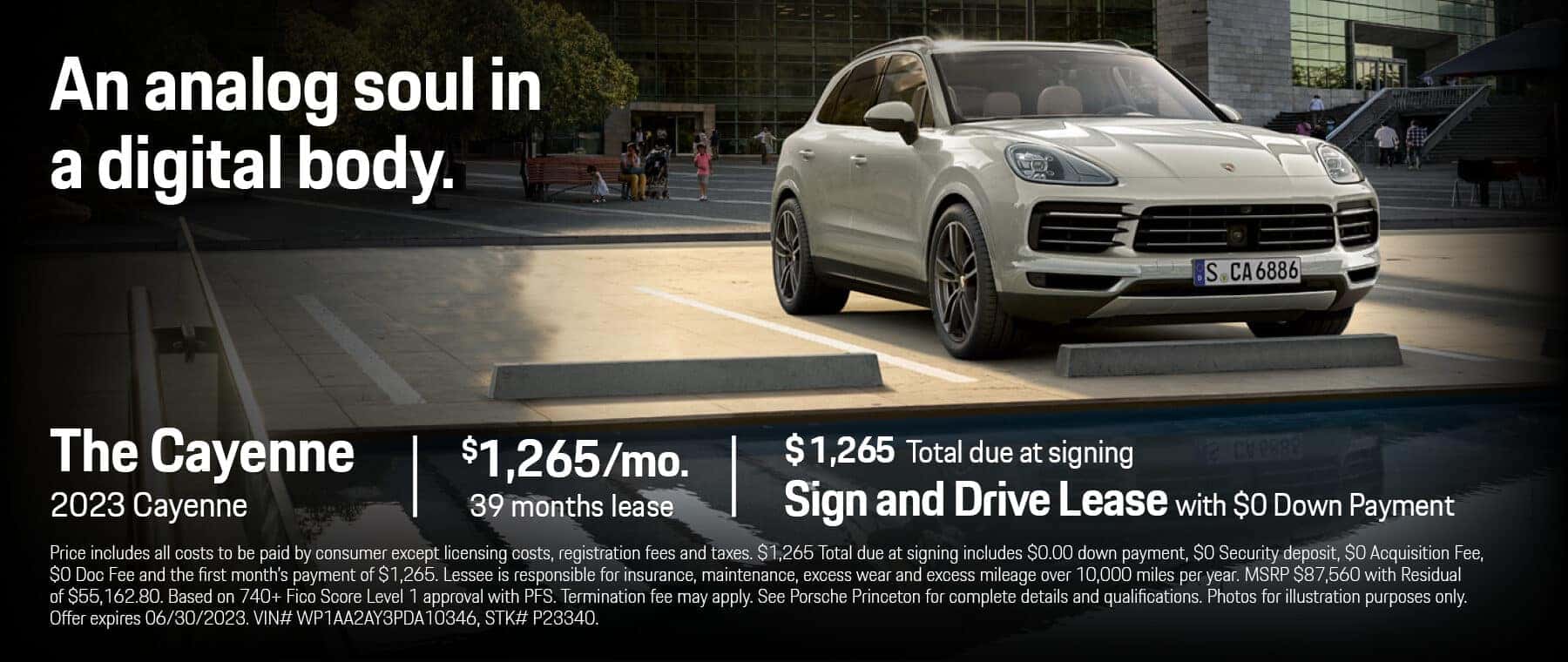 Princeton New Vehicle Specials 1800×760 April 2023 2023 Cayenne