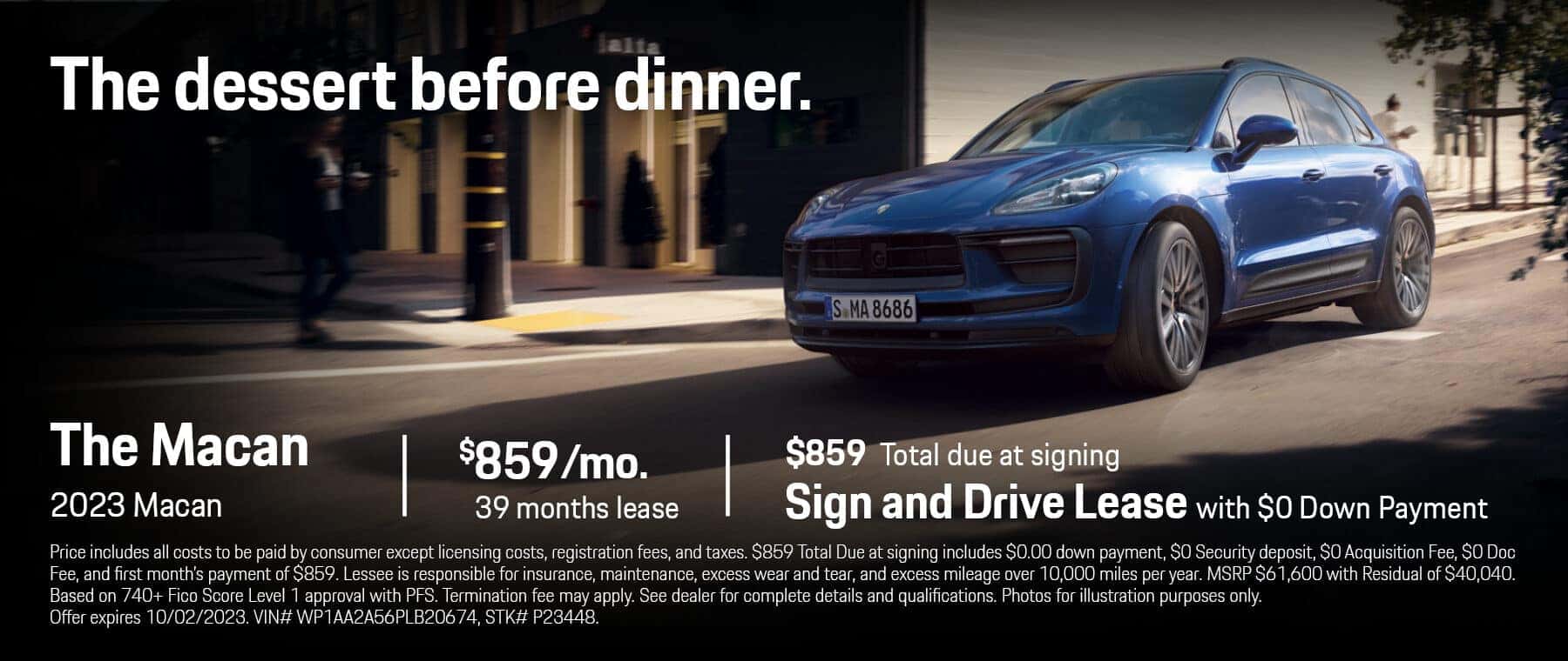 Princeton New Vehicle Specials 1800×760 July 2023 2023 Macan
