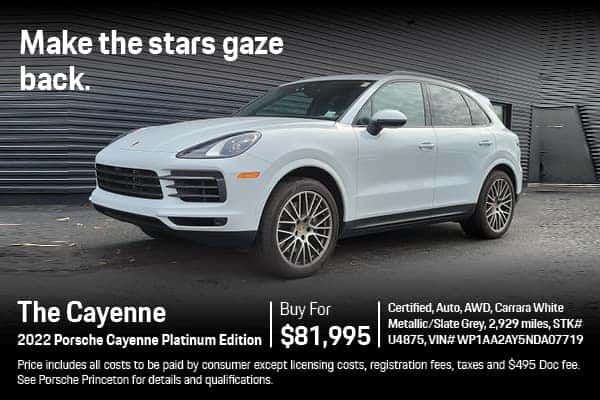 2022 Porsche Cayenne Platinum Edition