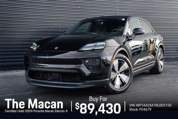 Certified Used 2024 Porsche Macan Electric 4