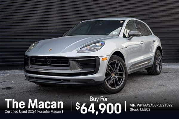 Certified Used 2024 Porsche Macan T