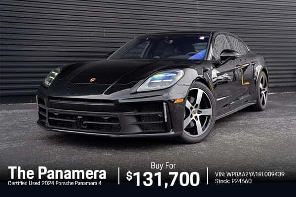 Certified Used 2024 Porsche Panamera 4