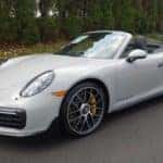 2018 Porsche 911 Turbo S Cab in Chalk