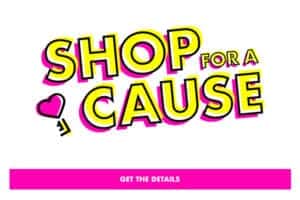 Shop for a cause