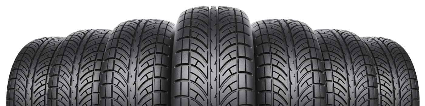 row of tires