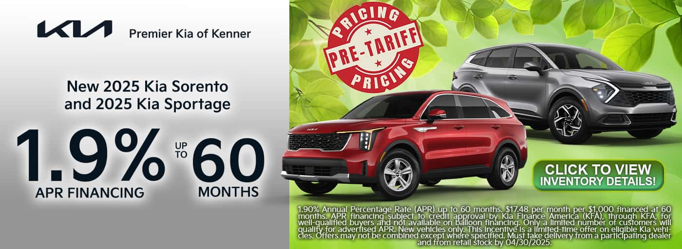 Kia Sorento and Sportage Web banner