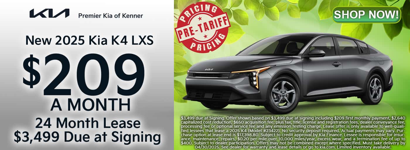 Kia K4 LXS Web Banner
