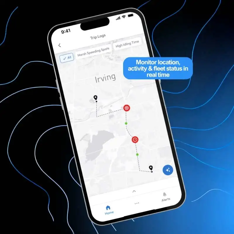 Nissan Fleet App vehicle status tracking