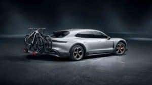 Porsche Taycan Cross Turismo 4S with Bike Rack