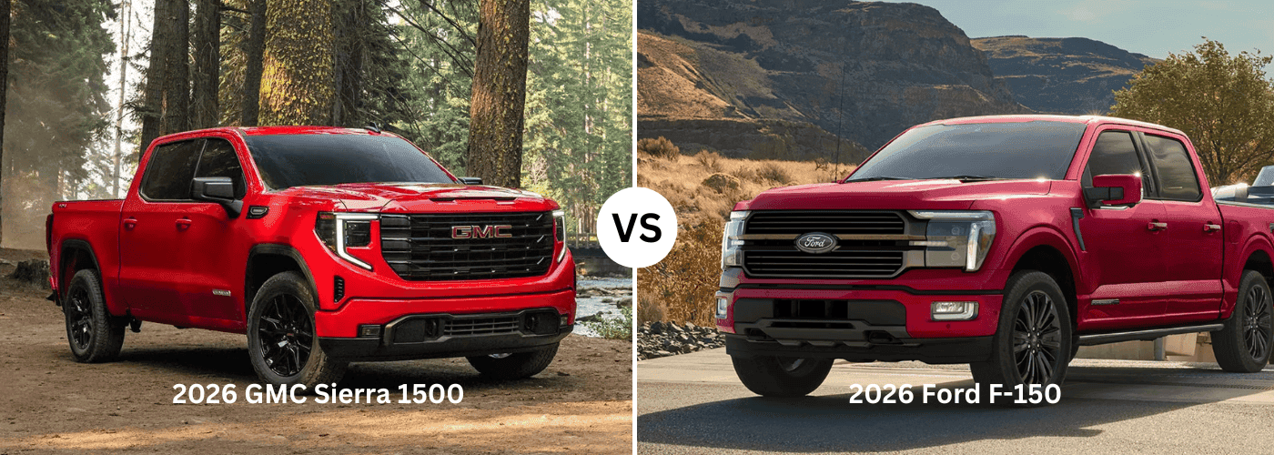 2026 GMC Sierra 1500 vs. 2026 Ford F-150