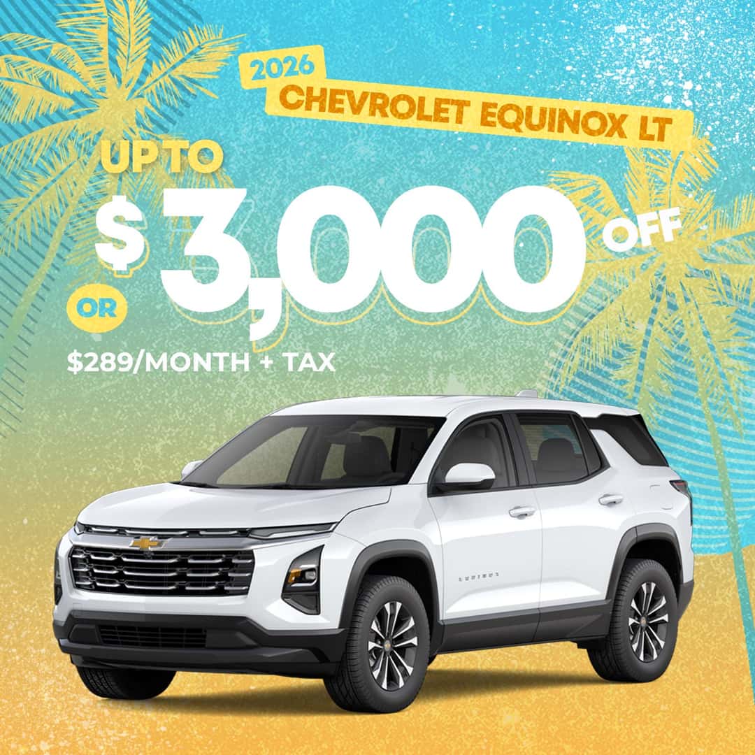 New Chevrolet Equinox special offer at Roseville Chevrolet