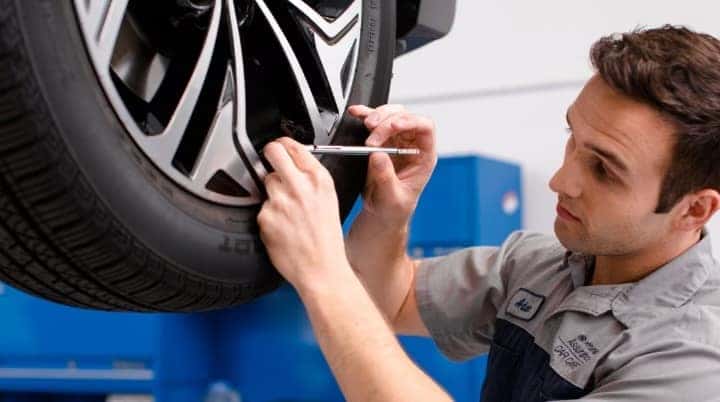 Tire pressure check