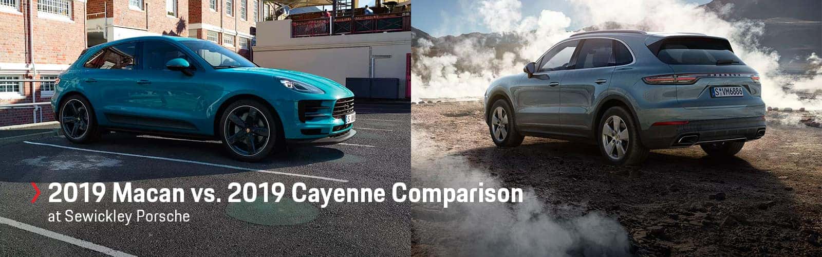 2019 Macan vs. 2019 Cayenne Comparison Sewickley Porsche