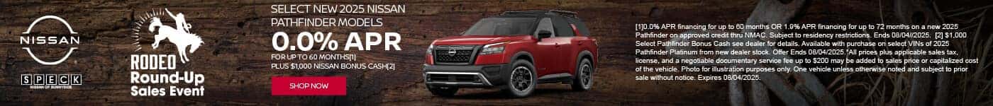 new 2025 nissan pathfinder apr special