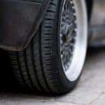 tire on a car