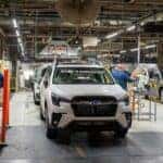 subaru suvs being made at the Subaru of Indiana Automotive plant
