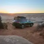 All New 2026 Subaru Outback at a desert canyon