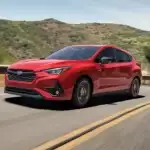 red 2026 subaru impreza