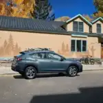 2025 Subaru Crosstrek on a city street