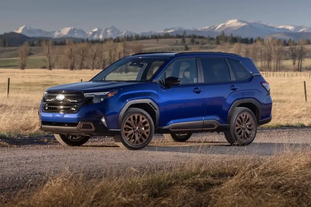 blue 2026 subaru forester
