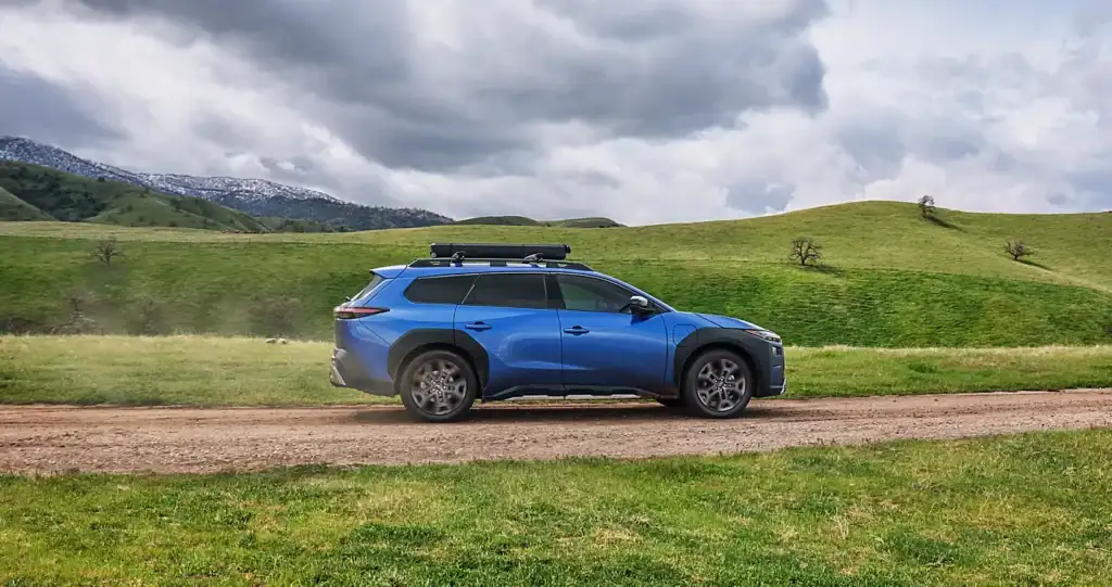 2026 blue subaru trailseeker EV