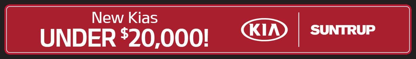 New Kia's under $20,000