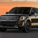 2020 Kia Telluride on Desert Highway
