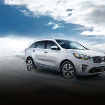 2020 Kia Sorento Driving in Snow