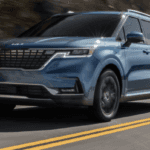 Blue 2022 Kia Carnival