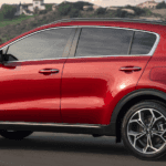 2021 kia sportage red exterior